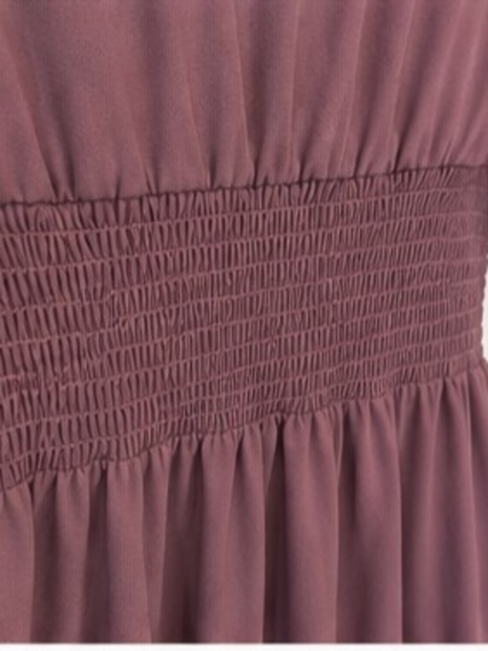 Baltic Born Dusty Mauve Flutter Sleeve Maxi Dress - Picture 5 of 7